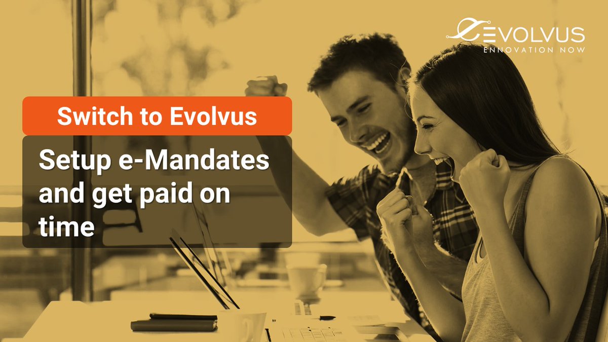evolvus's tweet photo. With just one-time digital authentication, e-Mandate allows you to auto-debit your customer’s account at every billing cycle.
Reduce the burden on the customer to authenticate a recurring payment with Evolvus.
To get in touch with us visit: https://t.co/jLrVnOjOrw
#Emandates https://t.co/XZ38BmsrCH