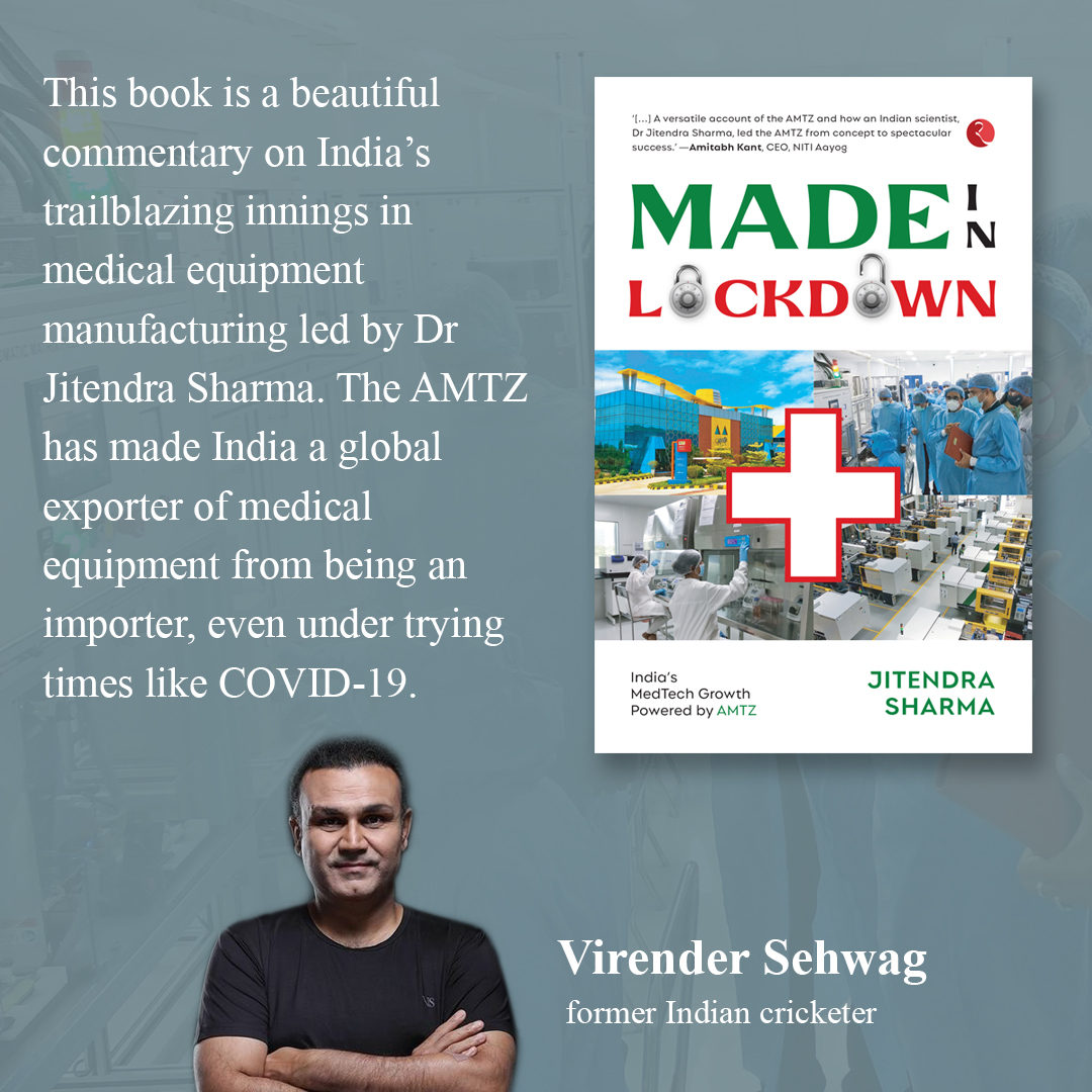 Rupa_Books's tweet photo. #MadeInLockdown by Jitendra Sharma as endorsed by @virendersehwag — the book and efforts of #AMTZ. Get your copy here: https://t.co/smRutfmjZf https://t.co/MeLnd6ojo0