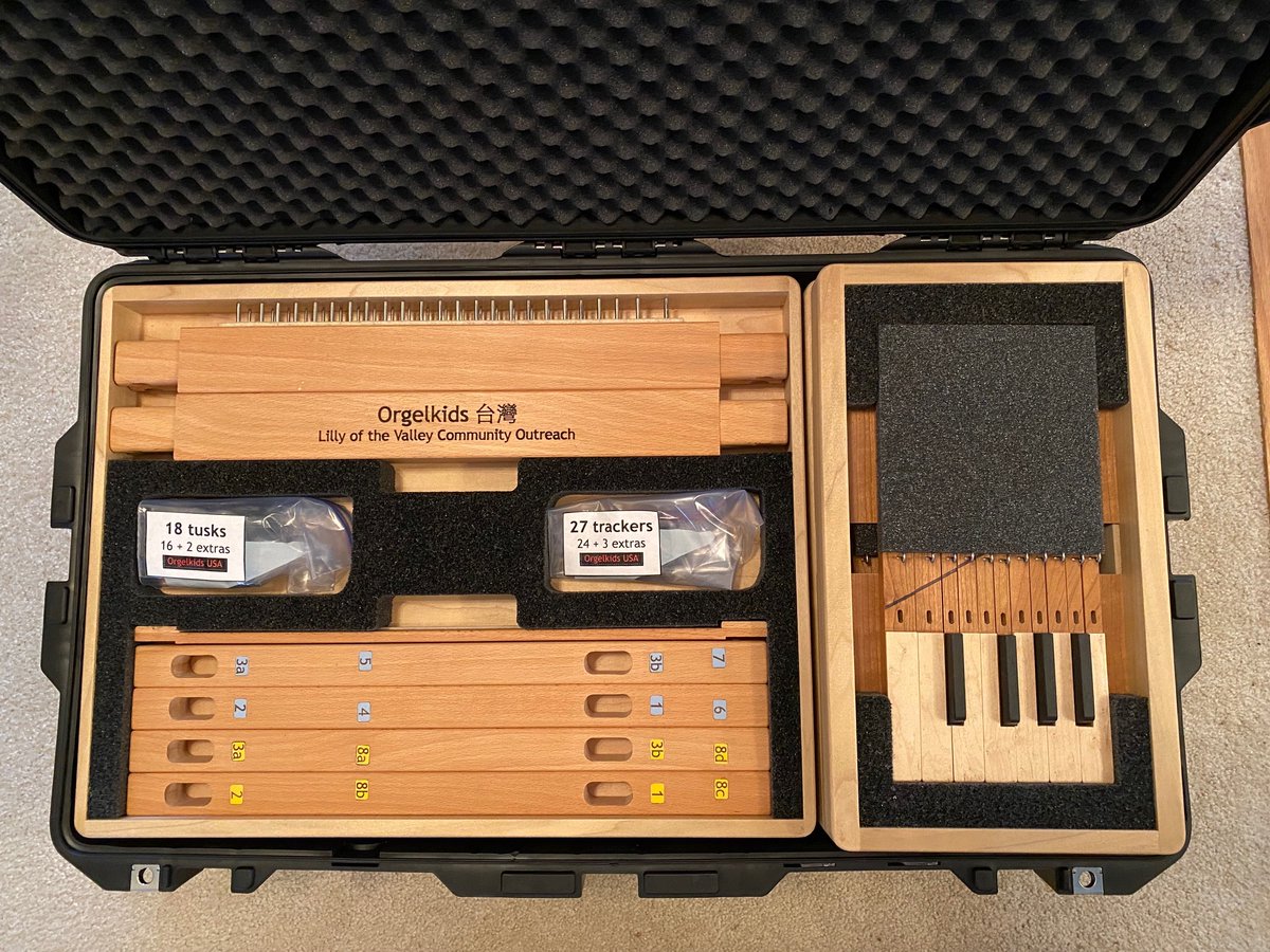 OrgelkidsUSA's tweet photo. TWO more Orgelkids kits are headed out into the world. #OrgelkidsUSA #Orgelkids #pipeorgan #kingofinstruments https://t.co/4QDgx2mDFb