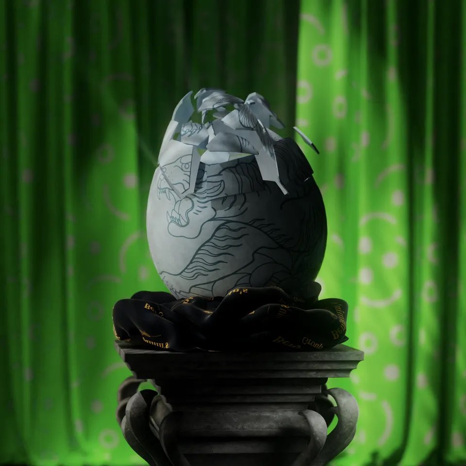 For our 500 follower celebration we’re giving away Benjamin’s Group Eggvolution 🎉

All you have to do is:
🍄 Follow 
🍄 Like &amp; Retweet
🍄 Tag 2 Friends   

🚨Double Entry’s for joining our discord🚨

Winner announced on the 26th Feb