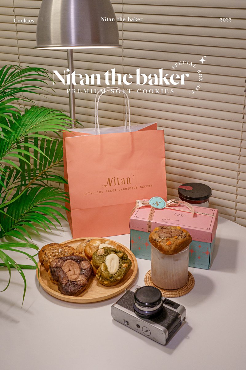 Basiclook1's tweet photo. Nitan The Baker Premium soft cookies 
แค่บิ แล้วกัด อร่อยล้นจนวางไม่ลง! แพคเกจน่ารักมาก

@cafeteller @ReviewCafe_Th
#รีวิวคาเฟ่  @aroii #อร่อยบอกต่อ https://t.co/NRjF8QkBsN