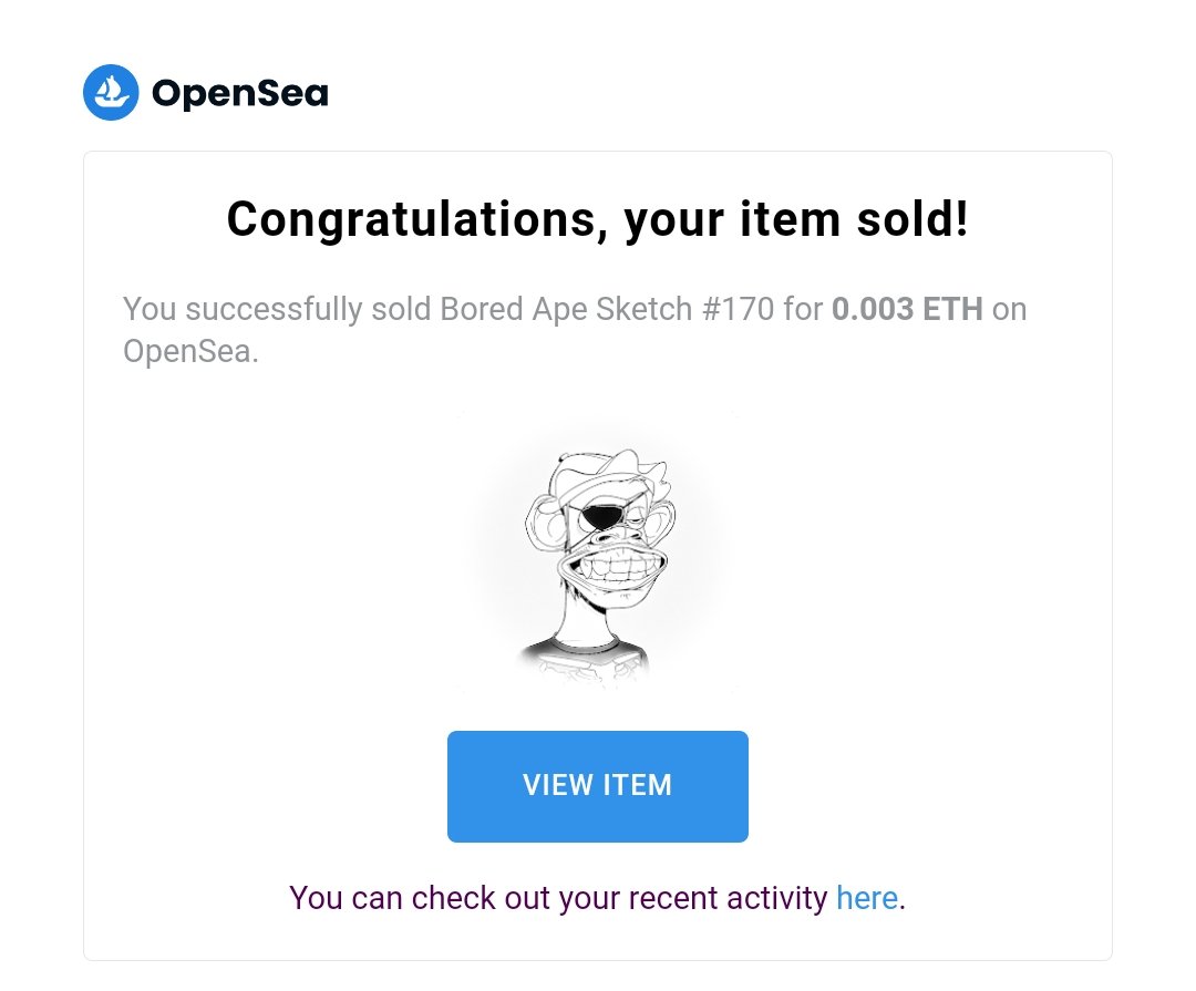 Last chance to grab of the floor price!
#BAYC Sketch #NFTs at 0.003 $ETH
opensea.io/nftgeekbybone

Who wants these?👇 drop your #ETH and RT