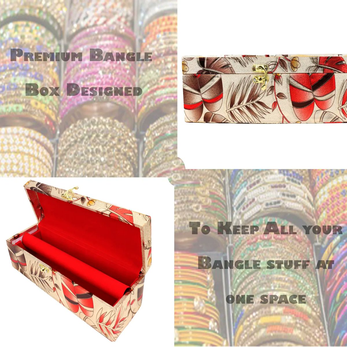 RkOutlets44's tweet photo. #CreaticKraft Bangle Box Sales start very soon on #Meesho &amp; #Flipkart !

Sales &amp; Marketing by #RkOutlets https://t.co/KPSxWAmdwm