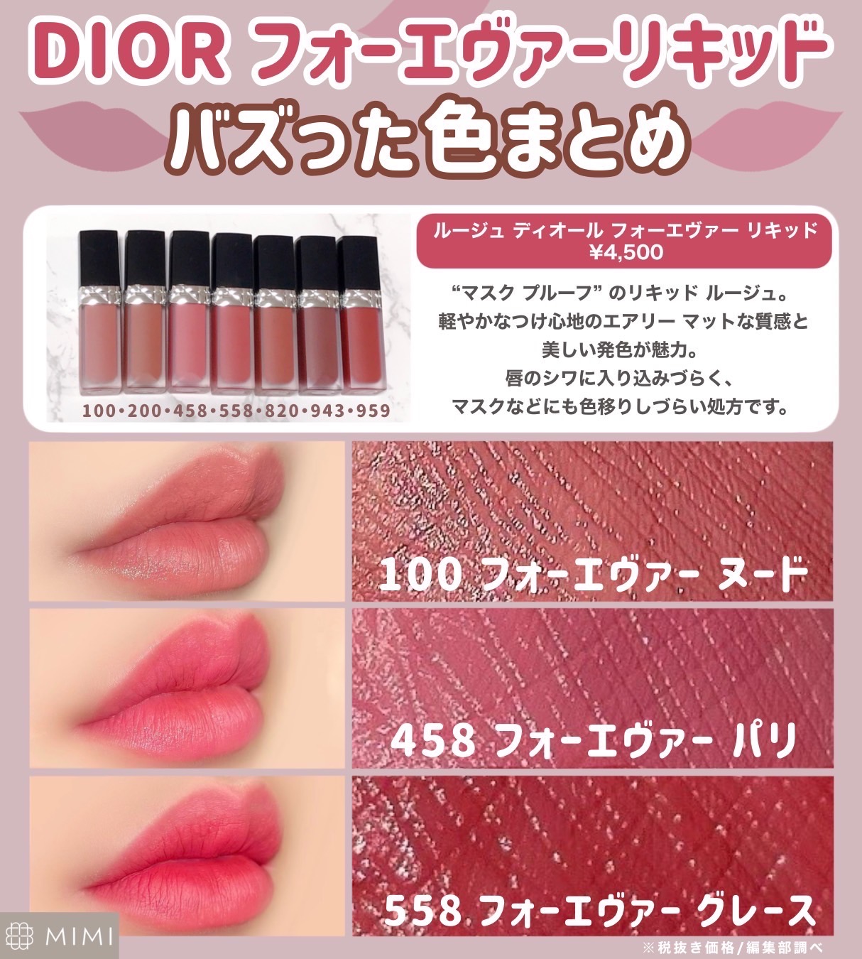 Dior ルージュ ディオール フォーエヴァー リキッド マットリップ ...