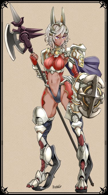 「leg armor」 illustration images(Latest｜RT&Fav:50)