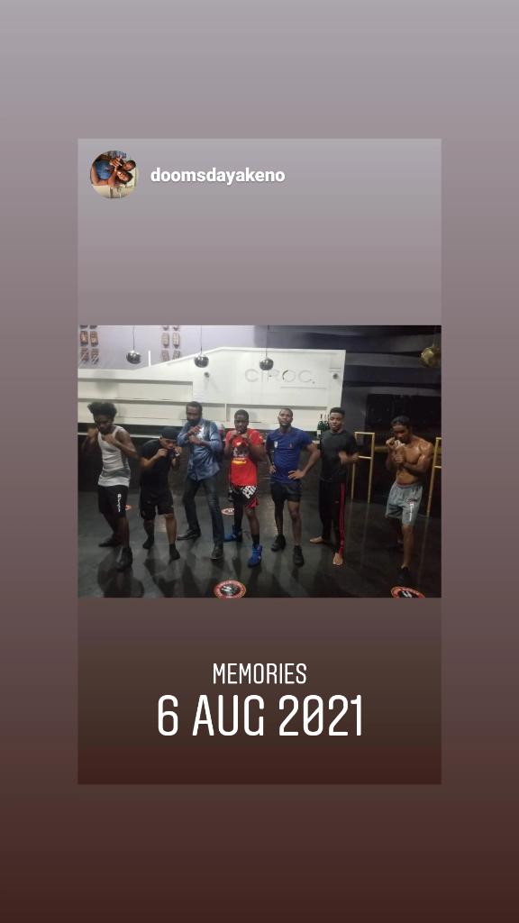 doomsdayakeno's tweet photo. Mma days baby https://t.co/PeqGwcAYO8