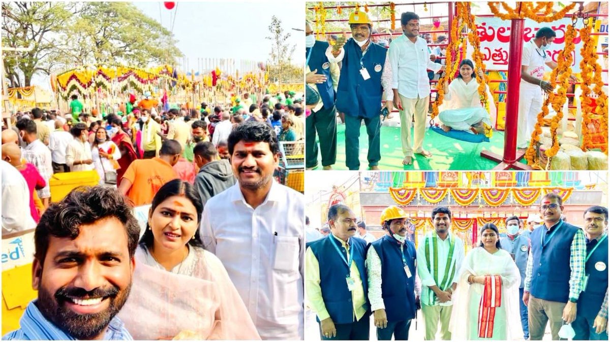 Padmavathy_YSRC's tweet photo. సమ్మక్క- సారక్క జాతర పూజా కార్యక్రమంలో పాల్గొనడం జరిగింది..
#medaramjatara
#CMYSJagan
#JonnalaGaddaPadmavathy
#AluruSambasivaReddy
#Singanamala https://t.co/i21ZRLmoP2