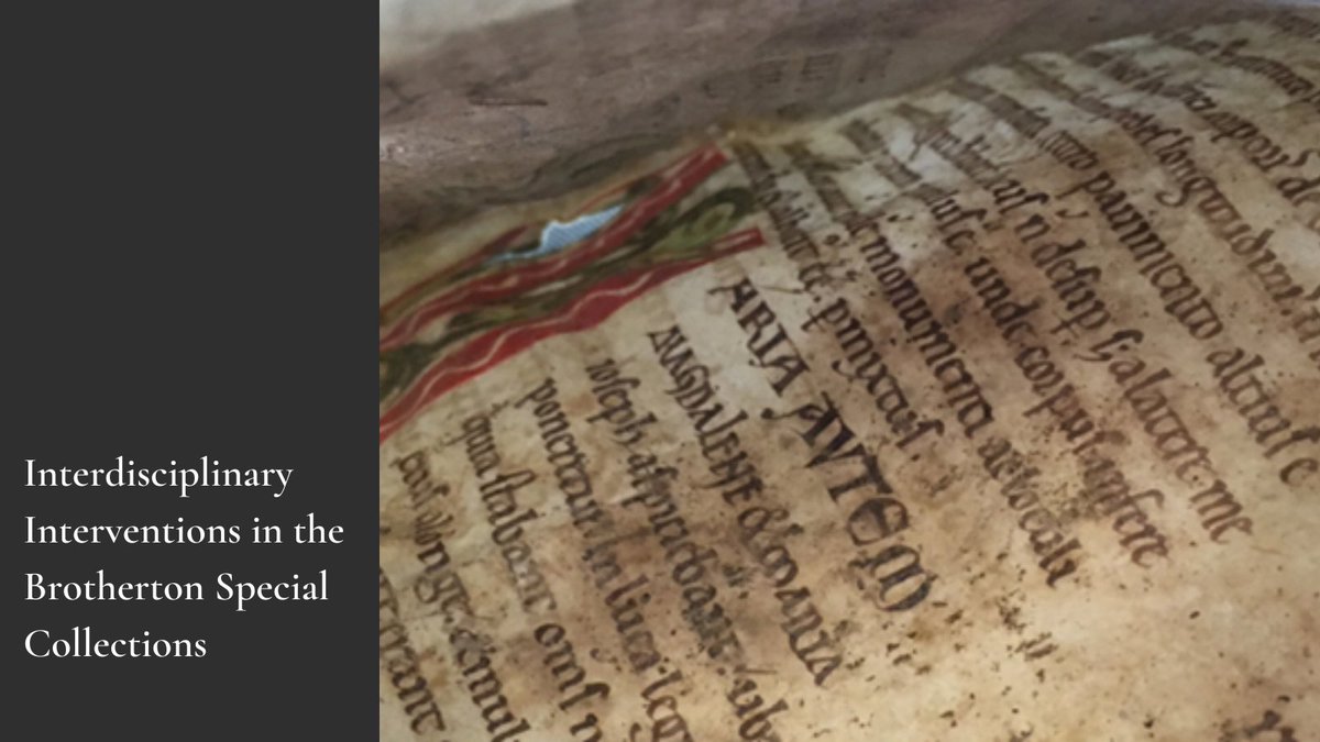 Want to get hands-on exploring innovative ways to engage the public with our amazing Special Collections?

Get involved with the Sadler Seminar project 'Click Here to Enter: Interdisciplinary Interventions in the Brotherton Special Collections'

Apply now: bit.ly/3Lp26p6