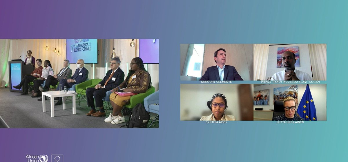 Happening Now! Day 4 of the #AfricaEU week 

"We need to give #African young entrepreneurs the tools to succeeded" <a href="/JuttaUrpilainen/">Jutta Urpilainen</a>, Commissioner for <a href="/EU_Partnerships/">EU International Partnerships 🇪🇺</a> 

#BICAfrica #TeamEurope #AUEU #EABF22 #YouthEntrpreneurship