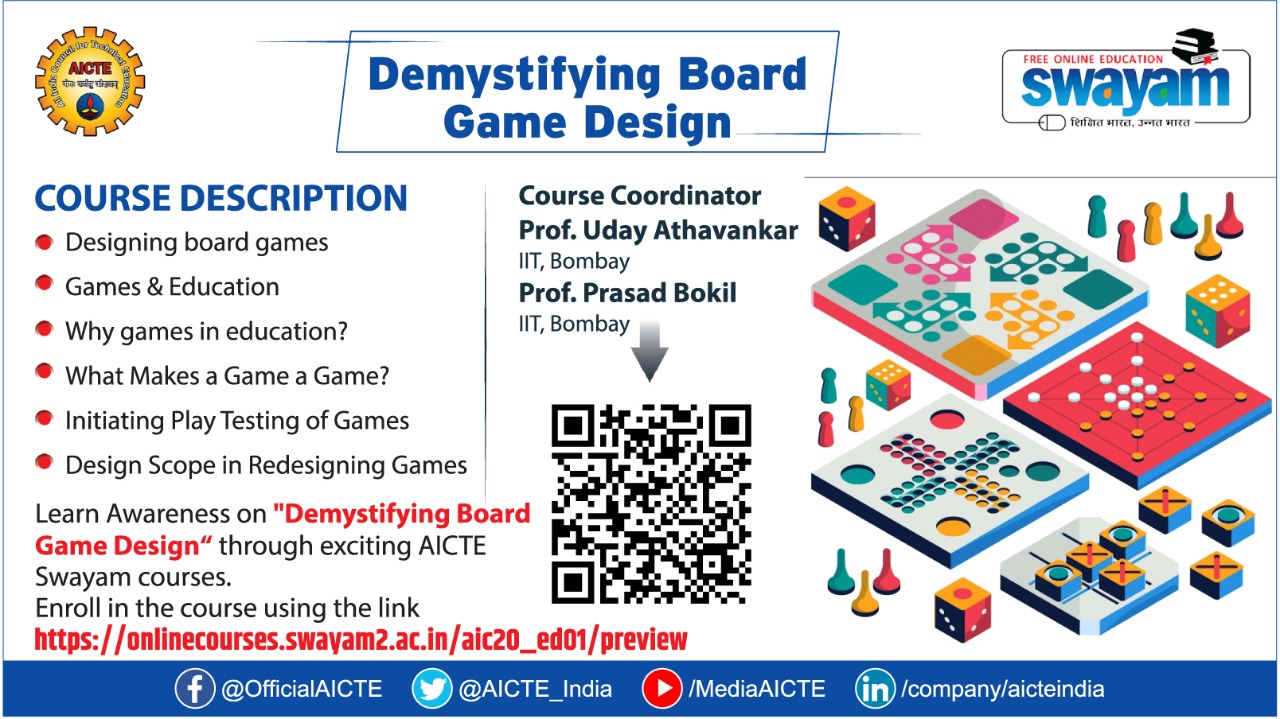 AICTE on X: #AICTEdge Learn 'Demystifying Board Game #Design