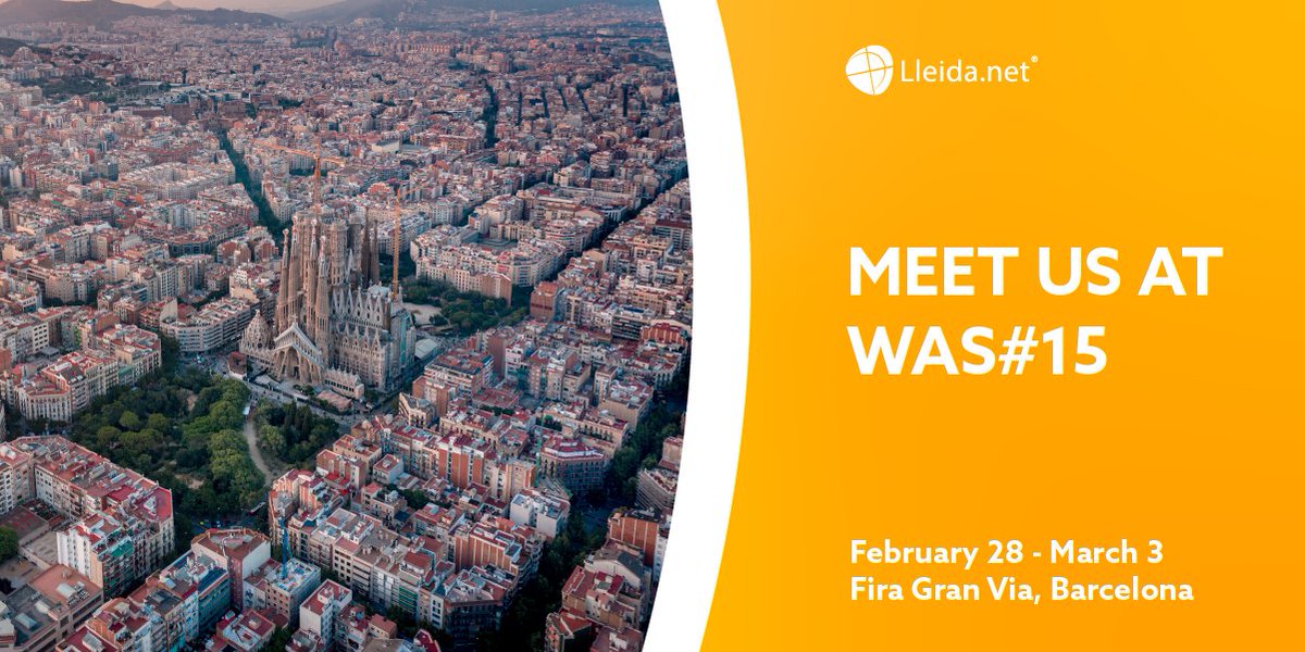 lleidanet's tweet photo. We are delighted to once again attend a live event!!
#WAS #MWC2 https://t.co/ojP8F8DYCw