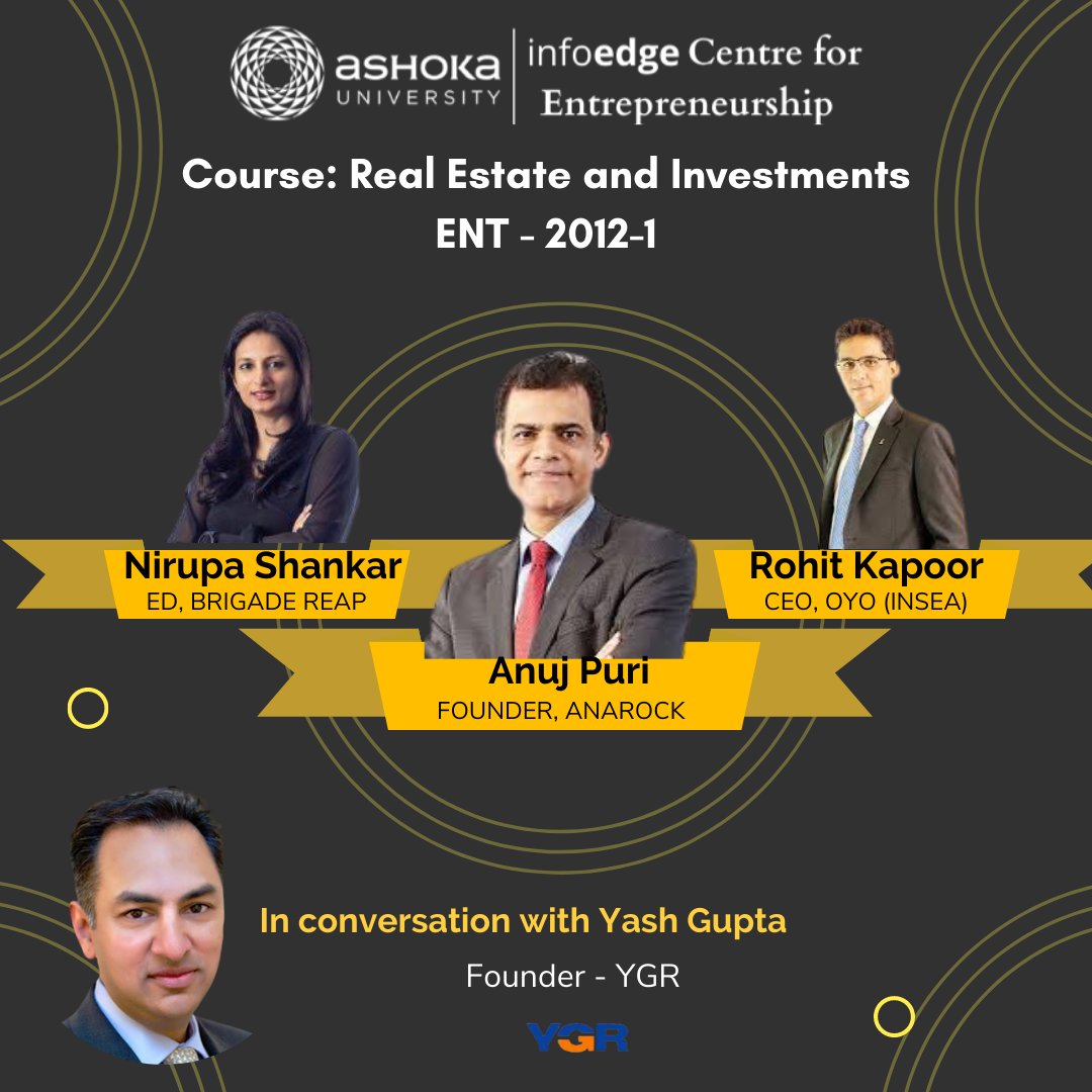 InfoEdge Centre for Entrepreneurship @ Ashoka Univ tweet media