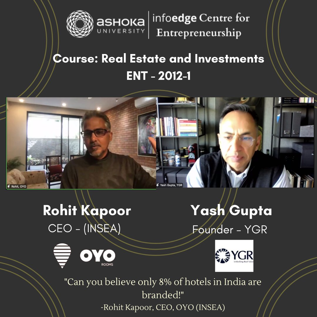 InfoEdge Centre for Entrepreneurship @ Ashoka Univ tweet media