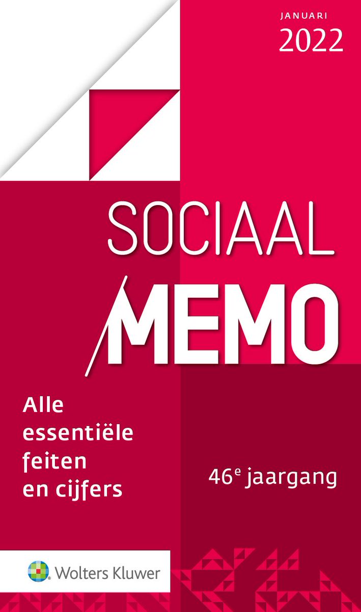 Nog een mooie uitgave verschenen bij <a href="/WoltersKluwerNL/">Wolters Kluwer LR NL</a> : Sociaal Memo januari 2022. 600 pagina's over de sociale zekerheid in Nederland. edb.nl/vuistdik-socia…