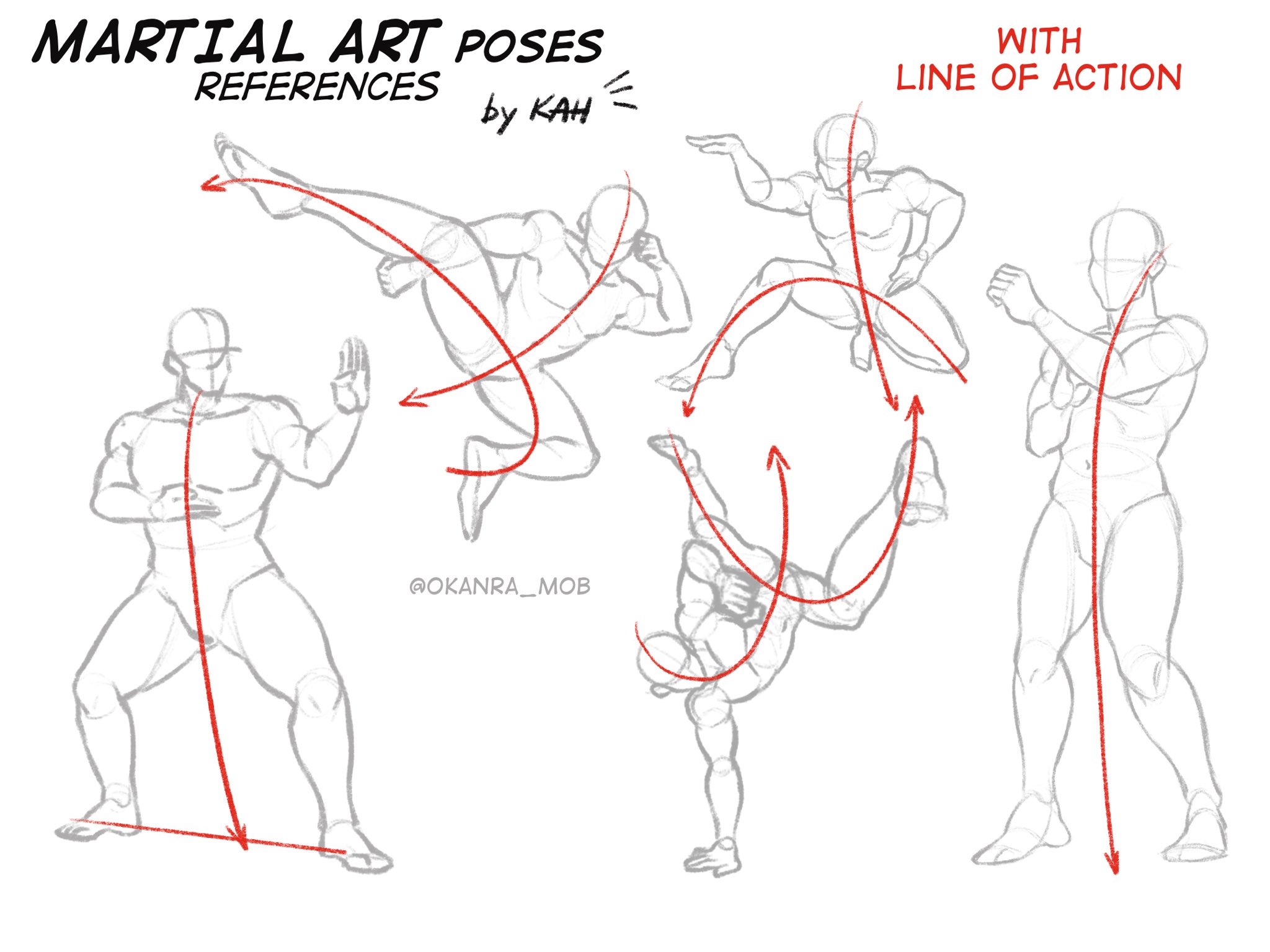 Male & Female: Dynamic Poses | Art reference, Figure drawing, Drawing poses