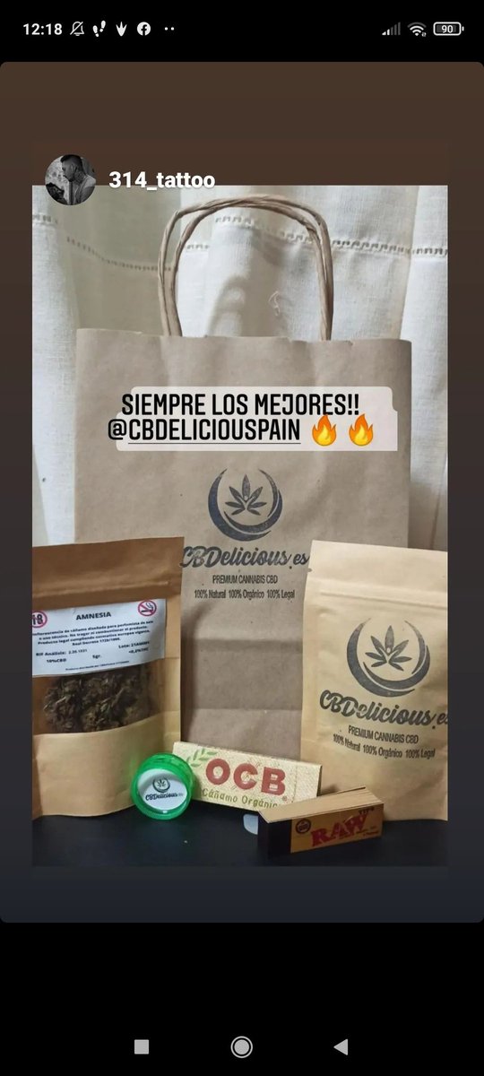 💚🌿 sí somos 🌿💚
Visita nuestra web en CBDelicious.es y haz tu pedido... Llega en 24/48h y siempre con regalitos incluidos.

🤔 ¿A qué esperas?

#cbd #cbdonline #cbdespaña #cbdoil #florescbd #hashcbd #organico #natural