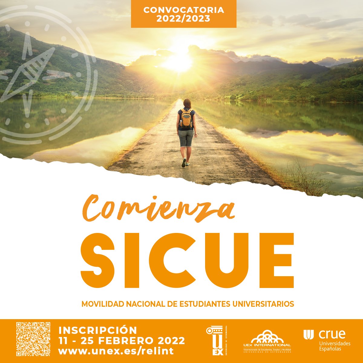 RRII_UEx's tweet photo. Si quieres realizar una estancia de estudios el próximo curso en otra universidad española, AHORA ES TU MOMENTO 😉

👉 Solicita el Programa de Movilidad SICUE antes del 25 de febrero y ¡VIVE LA EXPERIENCIA! 
https://t.co/KMzDtIoj5E https://t.co/CkpkaXiLbY
