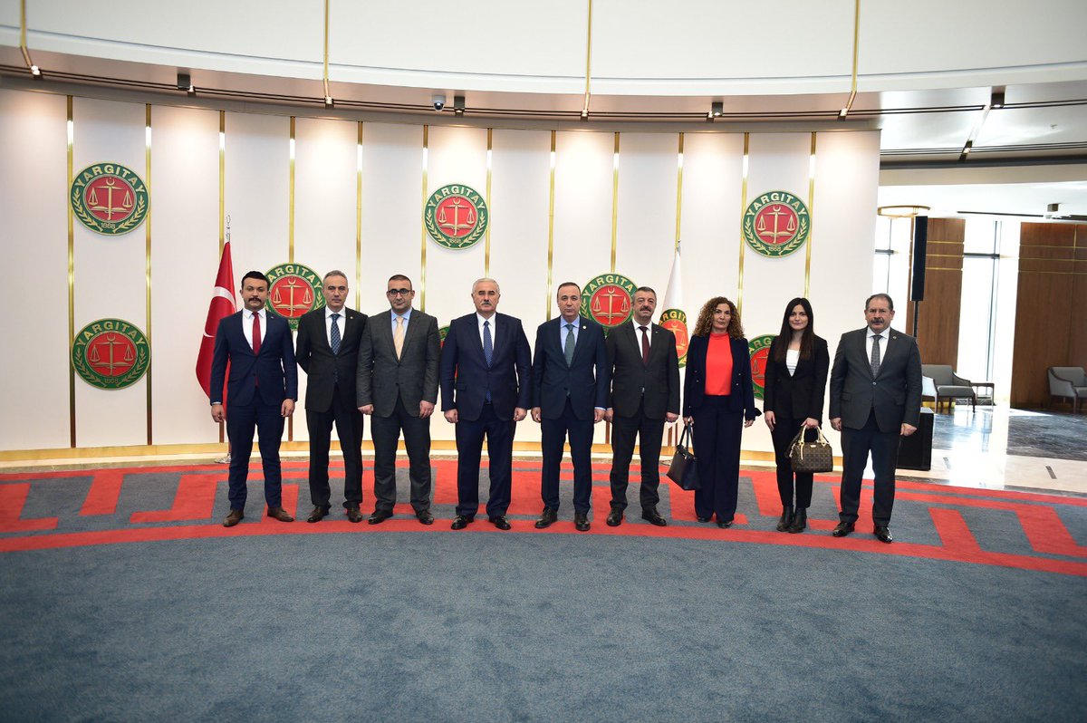 Yargıtay Başkanımız Sn. Mehmet Akarca Beyi Ziyaret Ettik.