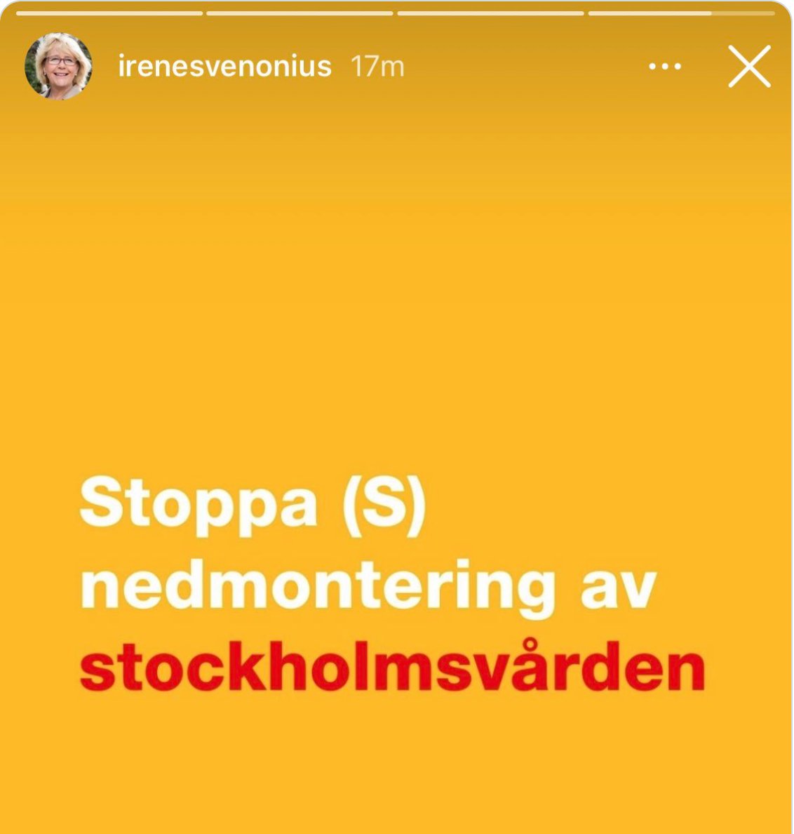 inte för att vara sån, men jag hade nog gissat att de som varit politiskt ansvariga för vården i Stockholm de senaste 16 åren har haft större inverkan på den här nedmonteringen än de som suttit i opposition?