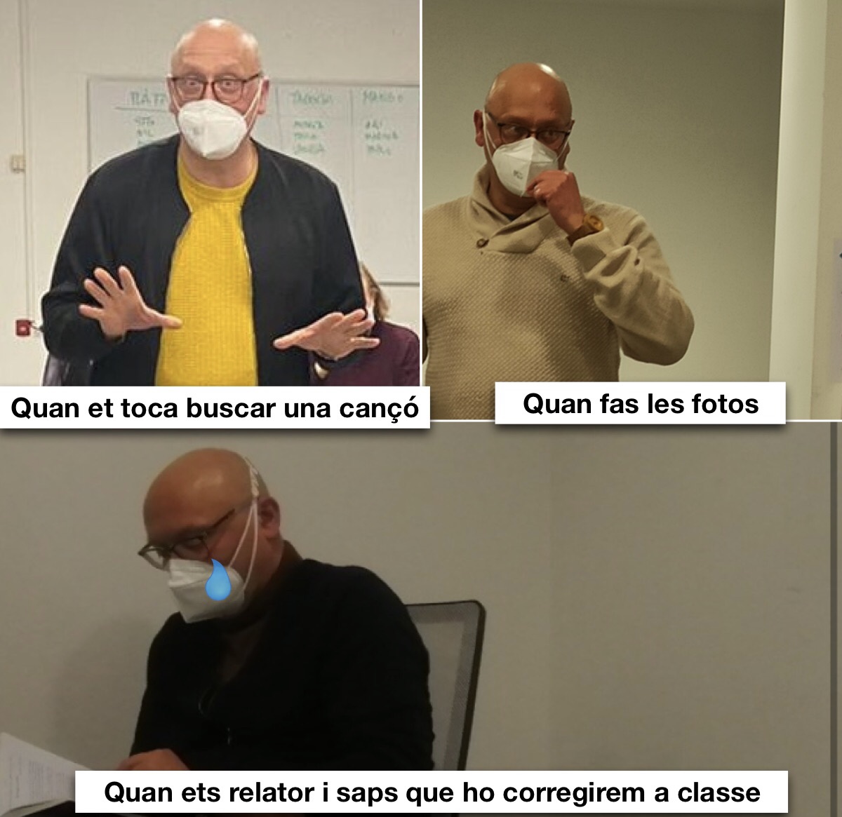 Una altra alumna que s'ha apuntat a la nova tendència. Confesso que no m'adono que em retraten.  #memdocent #aprenentatgeocult #ArtThinking #c2cast22 #Crims #AnyTeresaJuvé #preflexiva