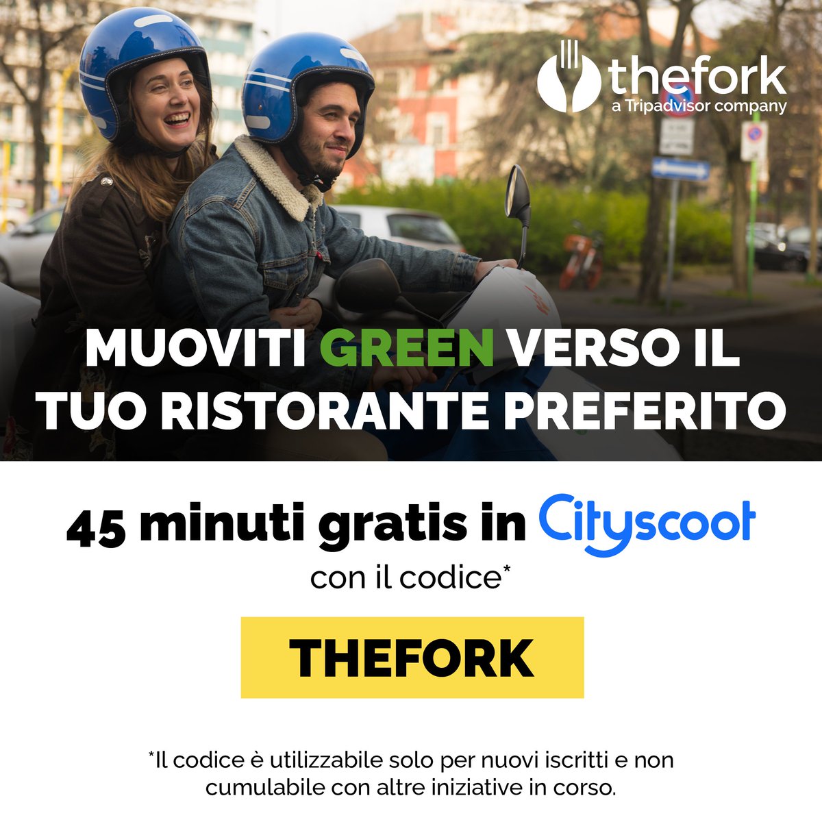 Un po’ di #verde fa sempre bene, sia a #tavola che in #città 💚 Abbiamo pensato di farvi un #regalo insieme ai nostri amici di @CityscootMilano 🛵 Scoprite di più nell'articolo dedicato: bit.ly/36czYVX