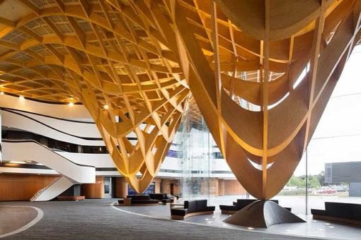 parametricarch's tweet photo. fjmtstudio‘s (@fjmtstudio) massive timber grillage at Bunjil Place in Melbourne, Australia completed in 2017.
📸 Photographs: John Gollings
#fjmt #fjmtstudio #wood #woodwork #timber #parametric #parametricdesign #parametricarchitecture #parametricism #digitaldesign #design https://t.co/M8tboDgCuh