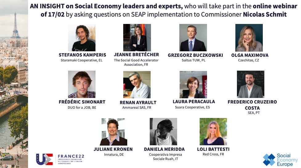 Great to see the momentum continuing to grow around the Social Economy Action Plan at today's @Europe2020FR conference. Already seeing the proposals turning into actions