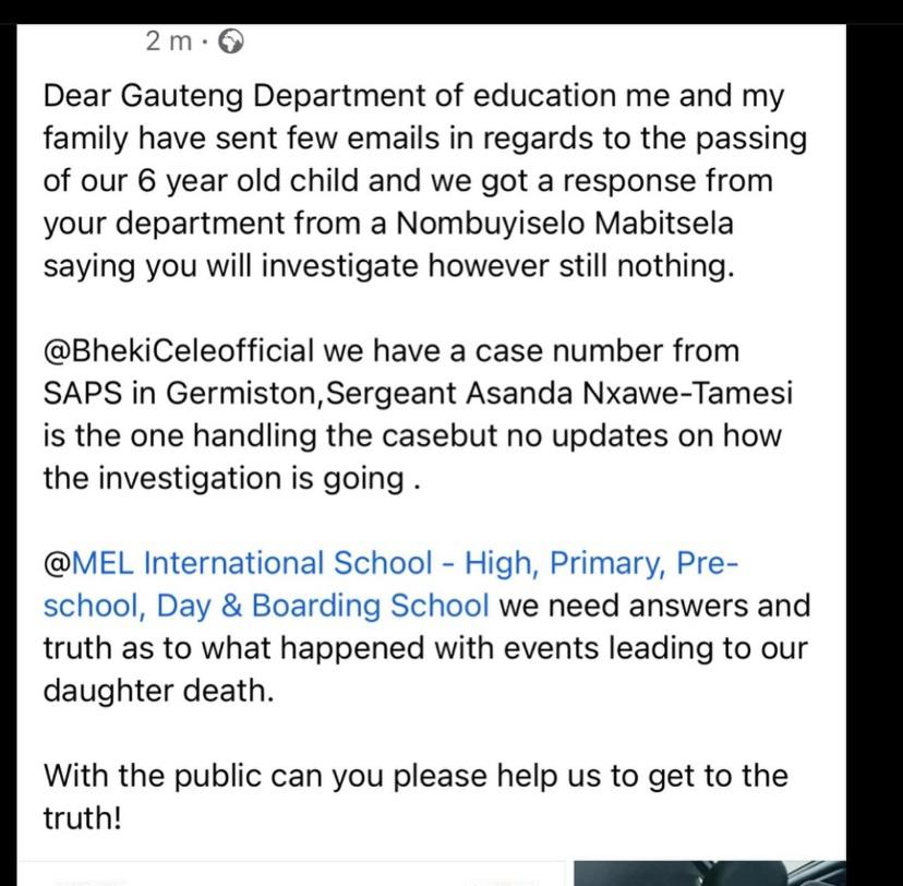 RealXavier011's tweet photo. Please RT 🙏

Until they find closure 🕊️🕊️🕊️🕊️🕊️🕊️

Parent: @lovelymokoena1 https://t.co/KjW5jtvOUc