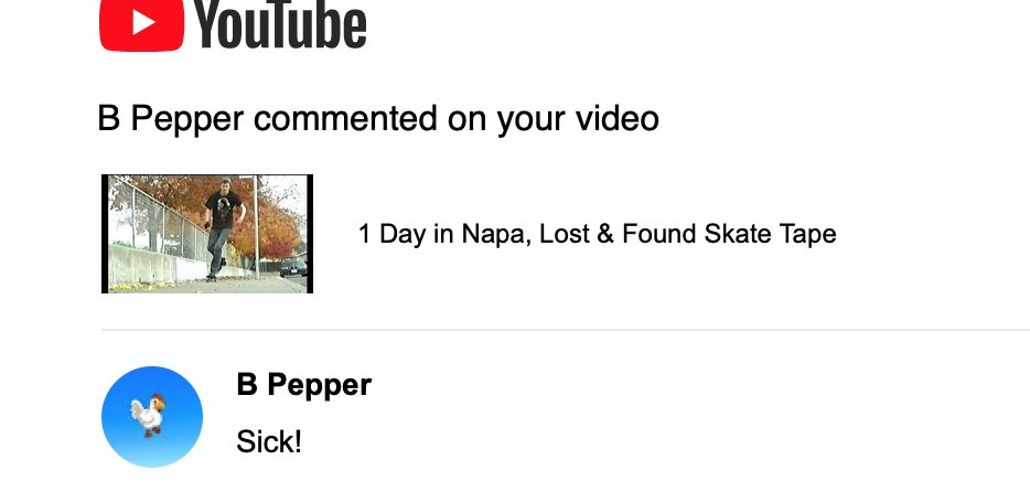 wheeliestick's tweet photo. Bill Pepper commented on my skate clip.  Stoke level 10/10 https://t.co/2MhHMVC3qQ