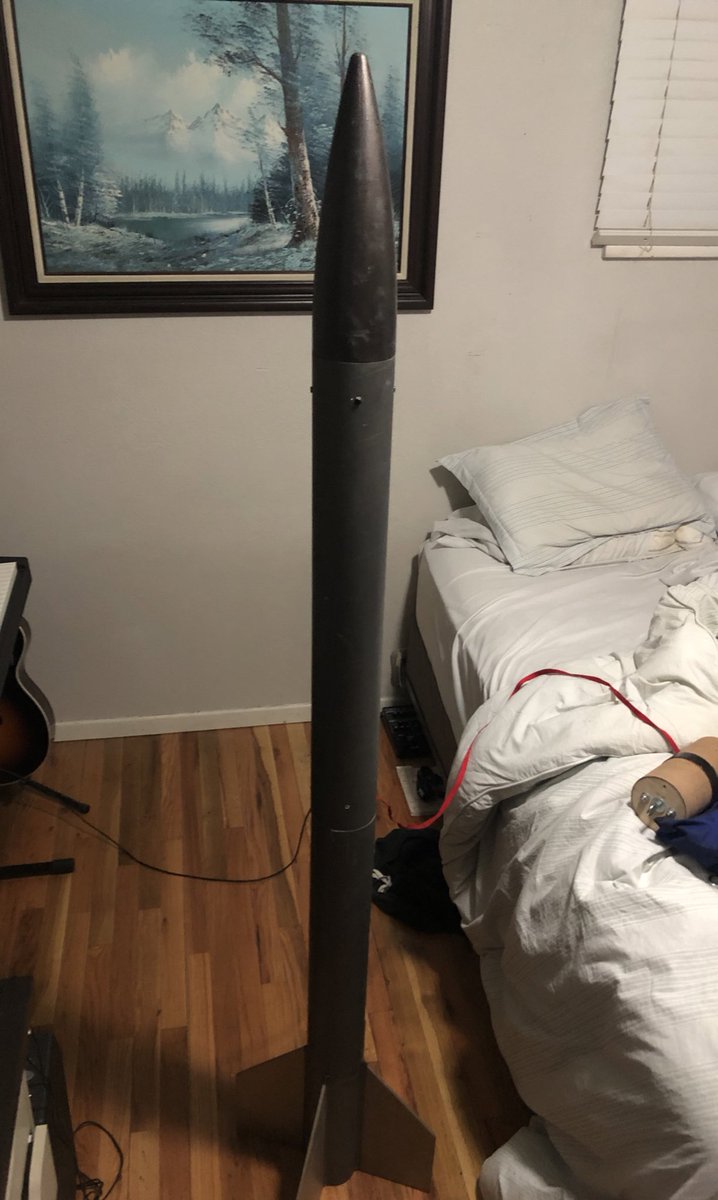 all prepped and ready for flight this weekend 

LOC YANK IRIS 4”
Drogueless- w/
Jollylogic Chute Release™️
Loki L-2050 White

Simulating: 
Mach 2.01
Max Accel 60G 
Max Alt 7,395 ft AGL