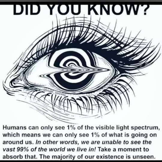 You don't believe in supernatural things, I don't blame you, you are just limited by what you see

#hubtometry #optometry #eyes #idoc #idoctor #vision #sight #light_spectrum #wave #particles #Ayalaan #AMDilemma #worldunseen