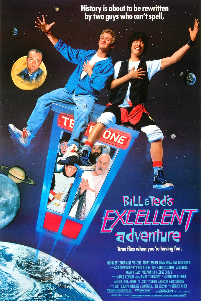 BillandTed3's tweet image. Bill &amp;amp; Ted&apos;s Excellent Adventure was totally released 33 years ago, today! 🎸⚡
