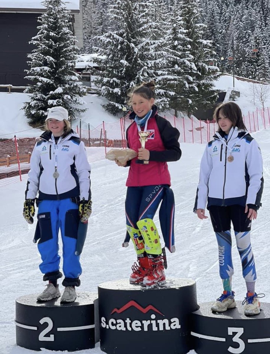 ski_racer's tweet photo. So happy with my times and 3rd place at the @AmbitionRacing Italian camps in Santa Caterina yesterday. And 7th place overall for U16 &amp; U14! Thank you to my team for the continuous support and belief! @BridgewaterScho https://t.co/JPMj6z2GLi