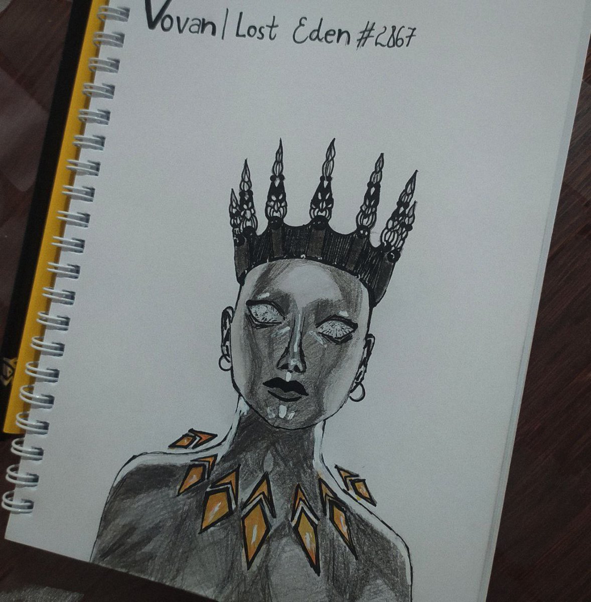 Hello friends. This is my handmade art for the best Lost Eden project♥️