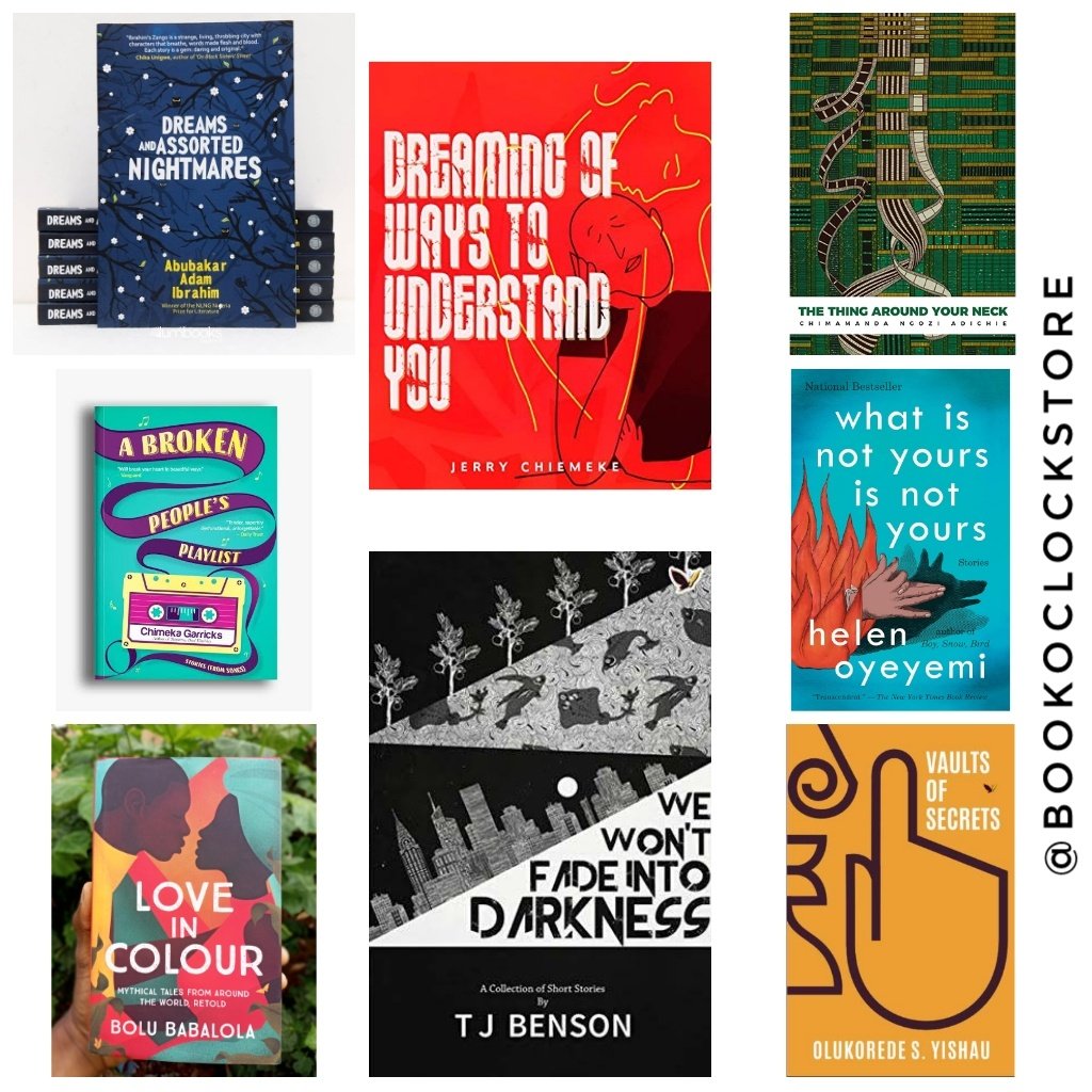 bookoclockstore's tweet photo. So today, we've chosen to highlight African short story collections we highly recommend and think you should #addtoshelf.
/3

1. Dreams and Assorted Nightmares by @Abbakar_himself. Price: N4000.

2. Dreaming of Ways to Understand You by @J_Chiemeke. Price: N4000. https://t.co/BEZXmJpxWM