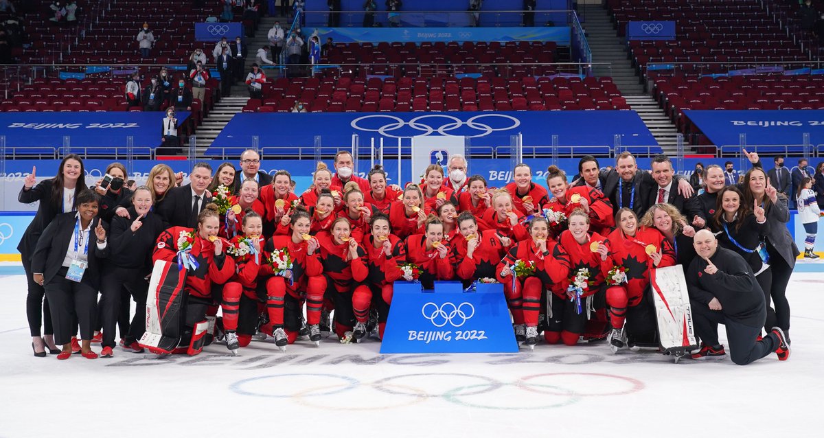 On top of the world again. There is truly no feeling like it...🇨🇦🥇

#TeamCanada | #Beijing2022