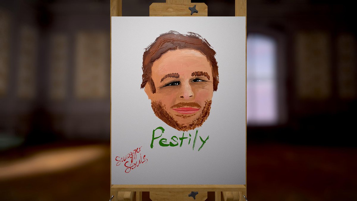 SwaggerSouls's tweet photo. Painted a bunch of streamers in VR today, wish half of them looked as good as I drew them 🎨 https://t.co/M1gelkUVO5
