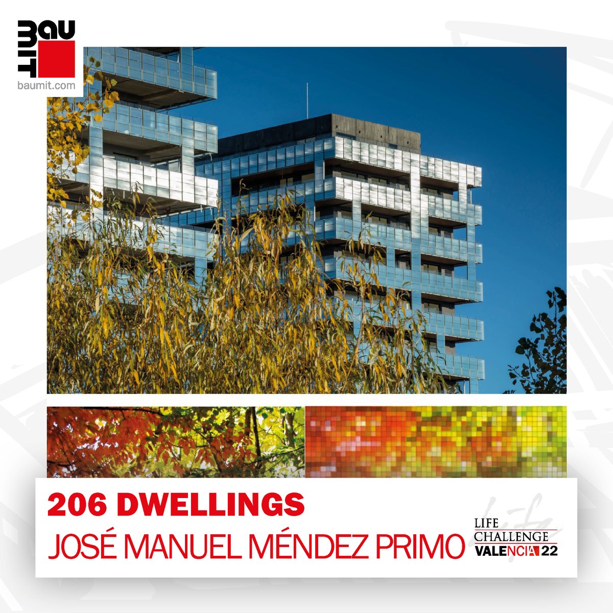 '206 Dwellings' de José Manuel Méndez Primo nominado a la Categoría Vivienda Plurifamiliar en el #LifeChallenge2022

👉 Vota ahora baumit.es/lifechallenge2…