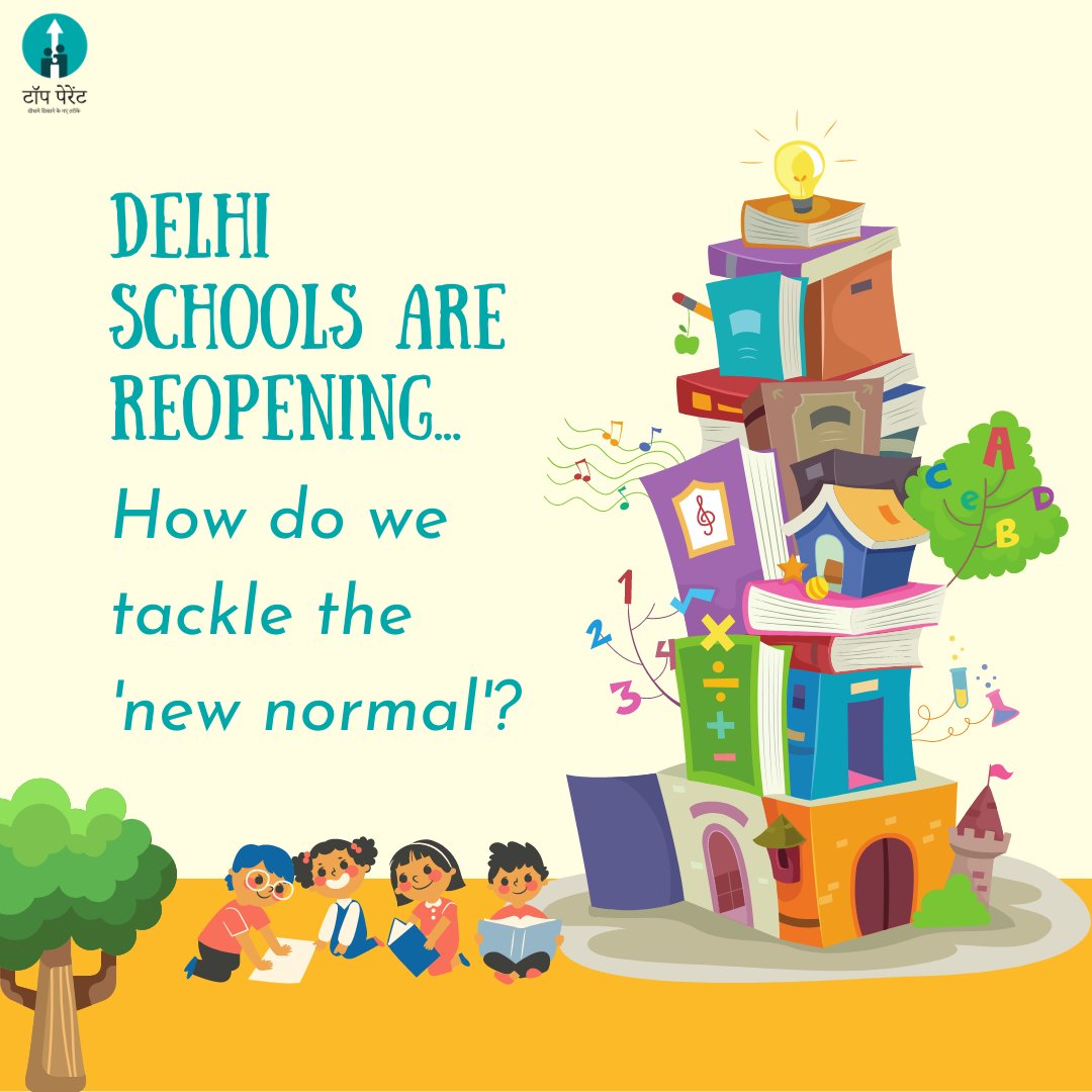 Top_Parent's tweet photo. (1/2) As schools reopen across Delhi, children are suffering from generational learning loss due to extended school closures and we need to do our best in addressing the same. https://t.co/ZE7vMv2JDa