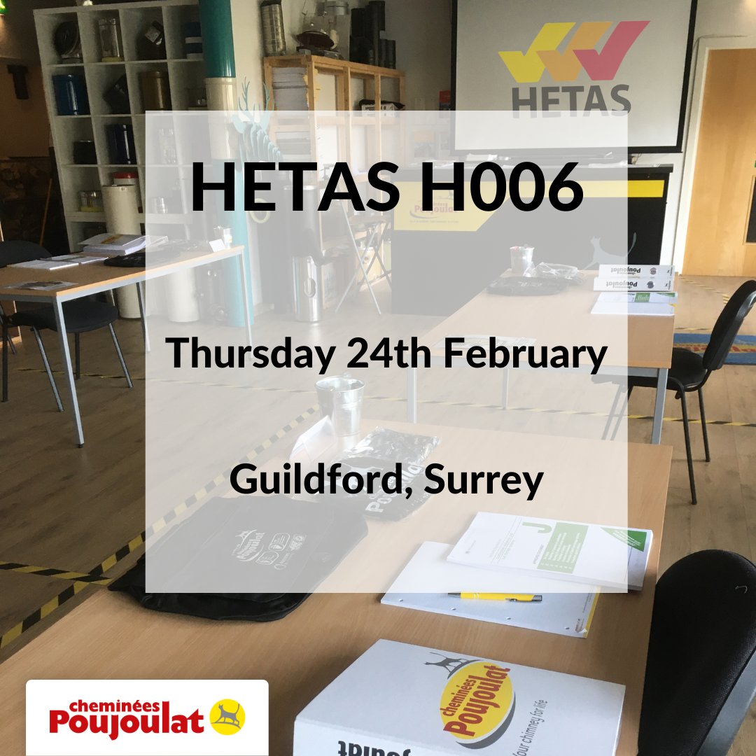 PoujoulatUK's tweet photo. On Thursday 24th February we're running a 1day @hetas_uk (H006) course at our Guildford Training Centre.
To find out more about this course and to book your place, visit: https://t.co/fuI3jECyCp
Or call Pam on βοΈ01483 461700.
#HETAS #HETAStraining #skills #training https://t.co/8ThySGDH7U