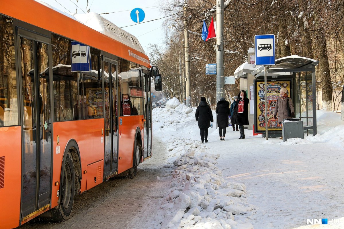 Бастайм нижний автобусов на сегодня. Автобус Нижний Новгород. Маршрутки Нижний Новгород. Нижегородский автобус. Автобус зимой.