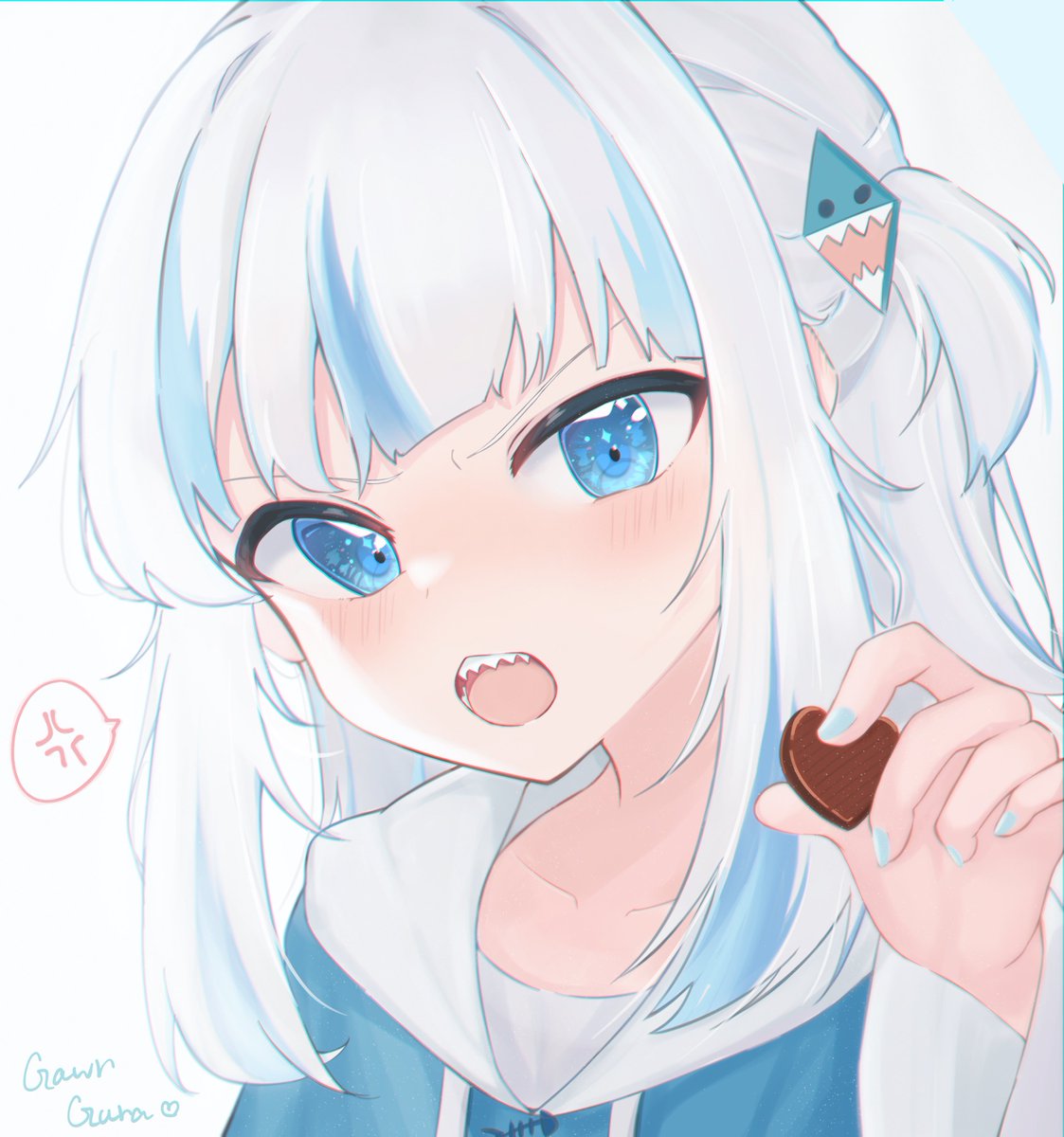 nep_065's tweet photo. #gawrt 『ほら、早く口開けて！恥ずかしいから…』顔差分 https://t.co/tcXrwHD6NH
