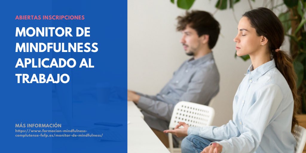 ✅ ¿Te gustaría convertirte en Monitor de Mindfulness?   ✅ ¿Quieres saber cuáles son los fundamentos de Mindfulness y cómo aplicarlo a tu trabajo?   🔵 Ya está abierta la matriculación para el próximo curso que empieza el 28 de Febrero. Apúntate ya. …acion-mindfulness-complutense-fefp.es/monitor-de-min…