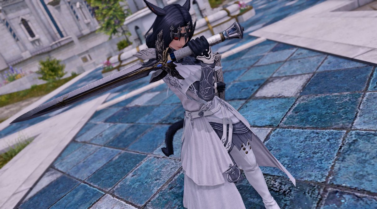 fantasyBladeXIV's tweet photo. My alt paladin glam 
#FFXIV #FF14SS #Gshade #NenekoColorS #ffxivsnaps #FFXIVScreenshot https://t.co/uICT1DNX5E