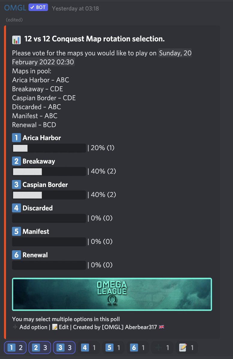 Cohesionbf's tweet image. Would you like to join us in some intense, fast-paced 12 v's 12 Conquest #BF2042? Signup here discord.gg/TE3U3Yy Vote on maps, We PTFO the community servers will be mixed teams for more info join Omega Leauge Discord Server.