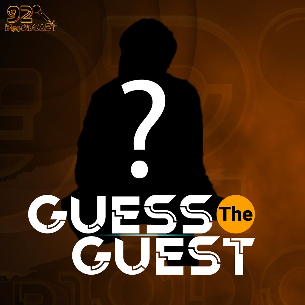 92prodcast's tweet photo. Guess the Guest
Tag who you think its gonna be?
Hosts: @farrukh_flux & @OnheadVal
#92prodcast #podcast #onhead #flux #gaming #fun #live #esports https://t.co/bDt5ycAlUK