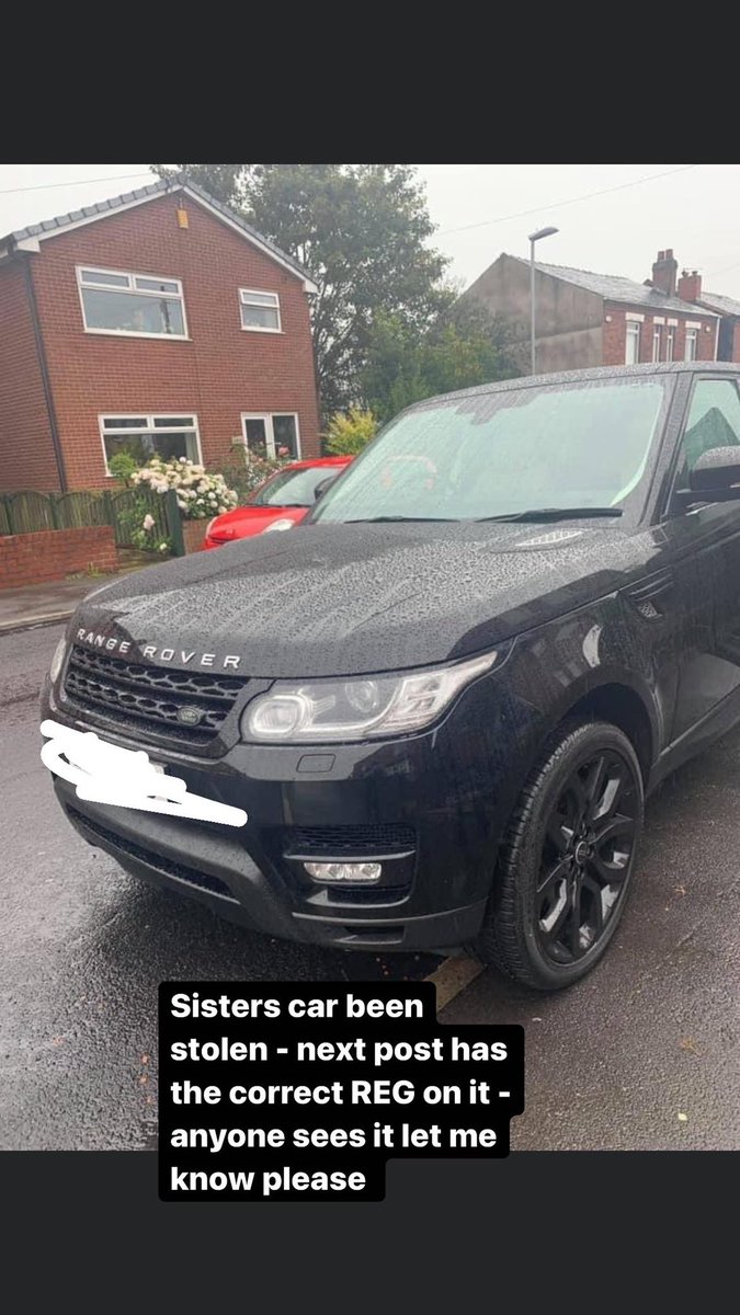louuwilson's tweet photo. ‼️ Sisters car has been stolen, Rochdale area, if anyone sees it please let me know ‼️ https://t.co/tzIciRruk4