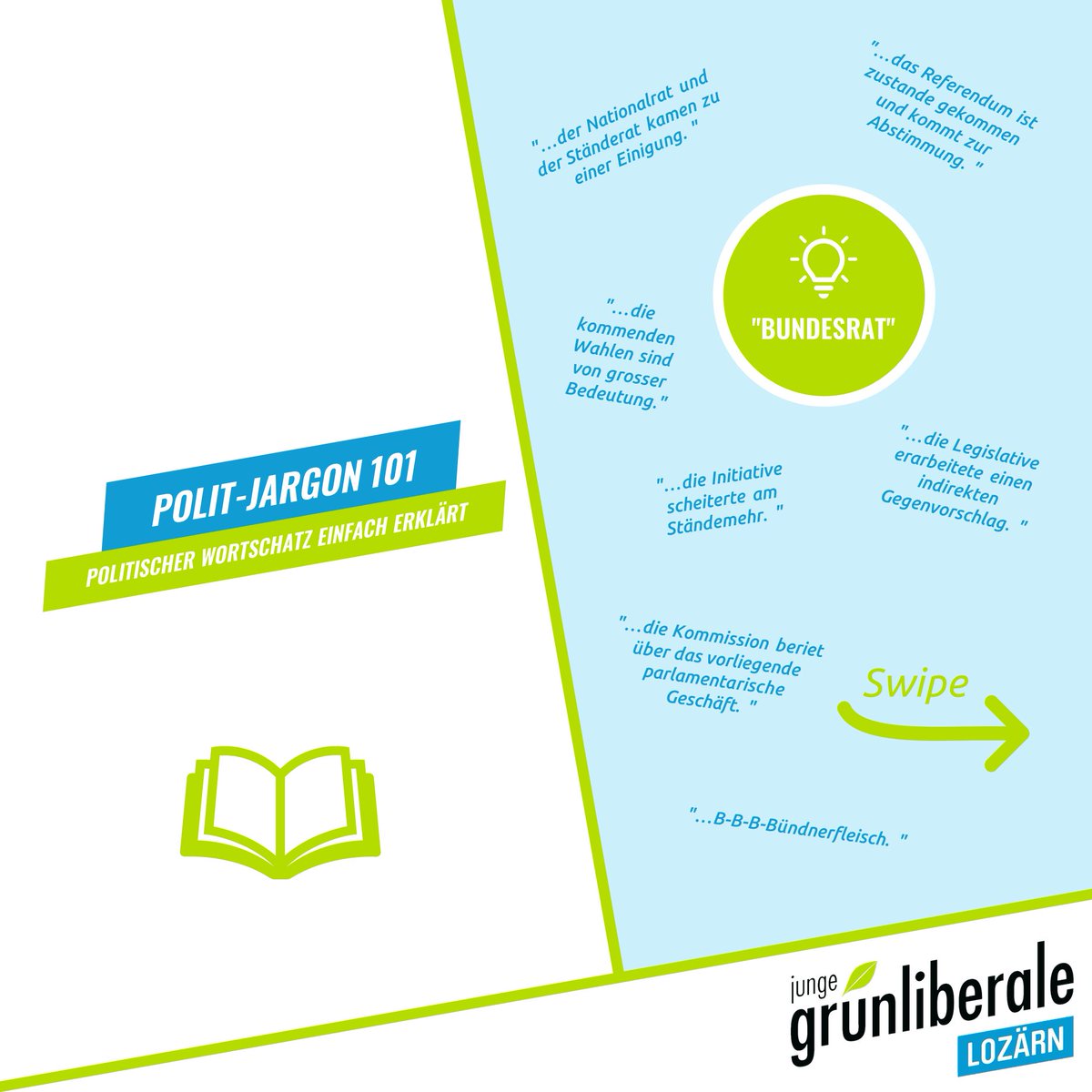 jglplu's tweet image. Von wem wird eigentlich der #Bundesrat gewählt? Finde es im heutigen #Polit-#Lexikon zum Begriff "Bundesrat" heraus! 💚💙