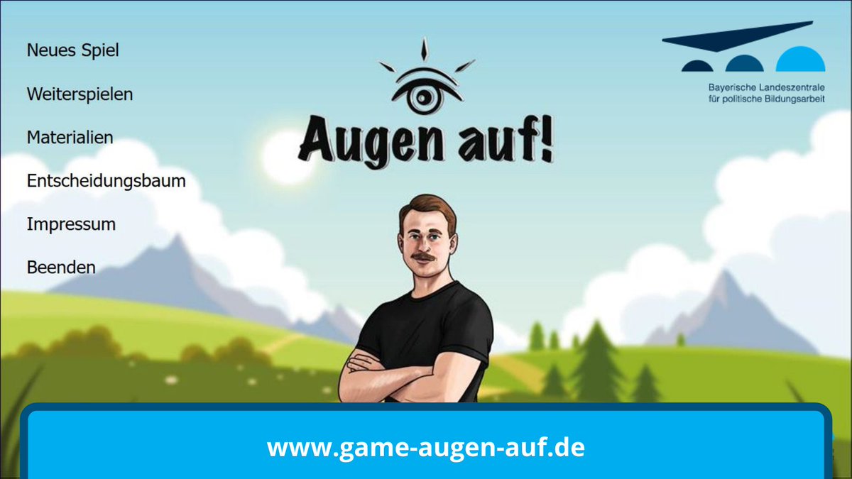lz_bayern's tweet photo. Kultusminister @MichaelPiazolo und BLZ-Direktor Rupert Grübl präsentieren heute das neue #Game der BLZ gegen #Rechtsextremismus an der Dominik-Brunner-Realschule in Poing. Ab sofort unter https://t.co/TLuZ7Faihl abruf- und ab der 8. Klasse einsetzbar. #twlz #BayernEdu @KM_Bayern https://t.co/b6EF4nLZrQ