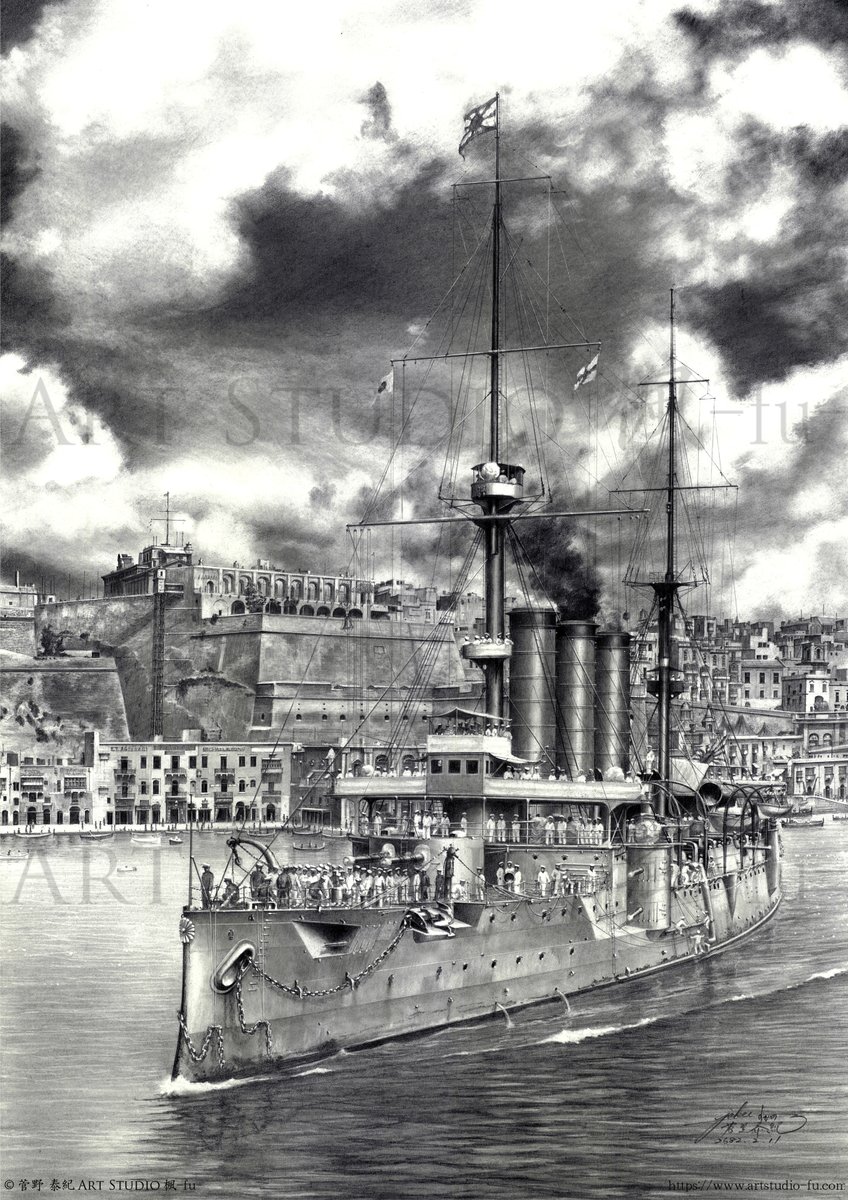 Look at the top 3 that almost broke my heart to draw backgrounds!
"The Mediterranean Expedition- Armored Cruiser Izumo 2577"
"Exchanging salutes -Battleship DKM Scharnhorst 1939-"
"Evasion - Battleship Strasbourg 1940-"
All are #pencildrawing s. Please follow me!